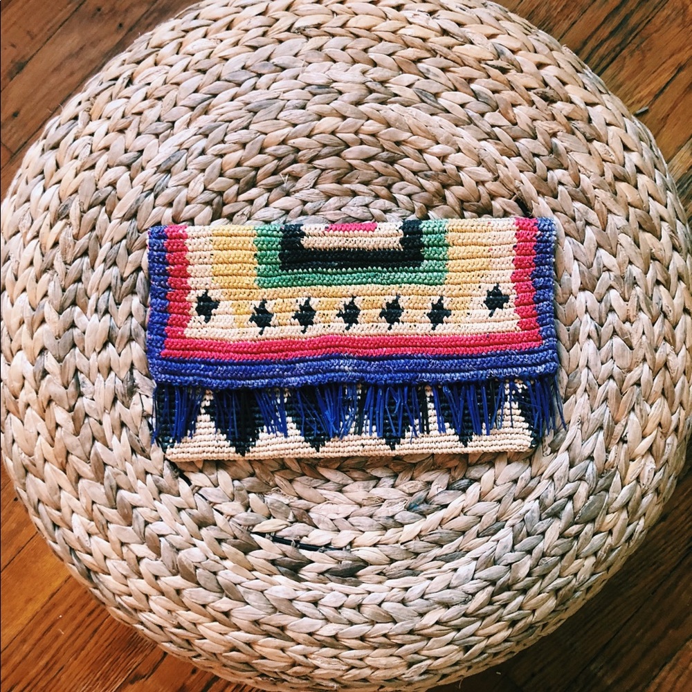 Boho clutch, artisan